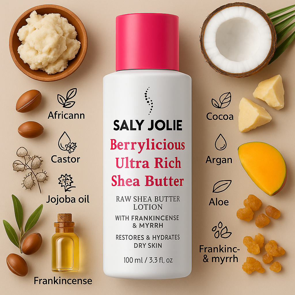 Berrylicious Ultra Rich Body Lotion with Shea Butter, 100ml
