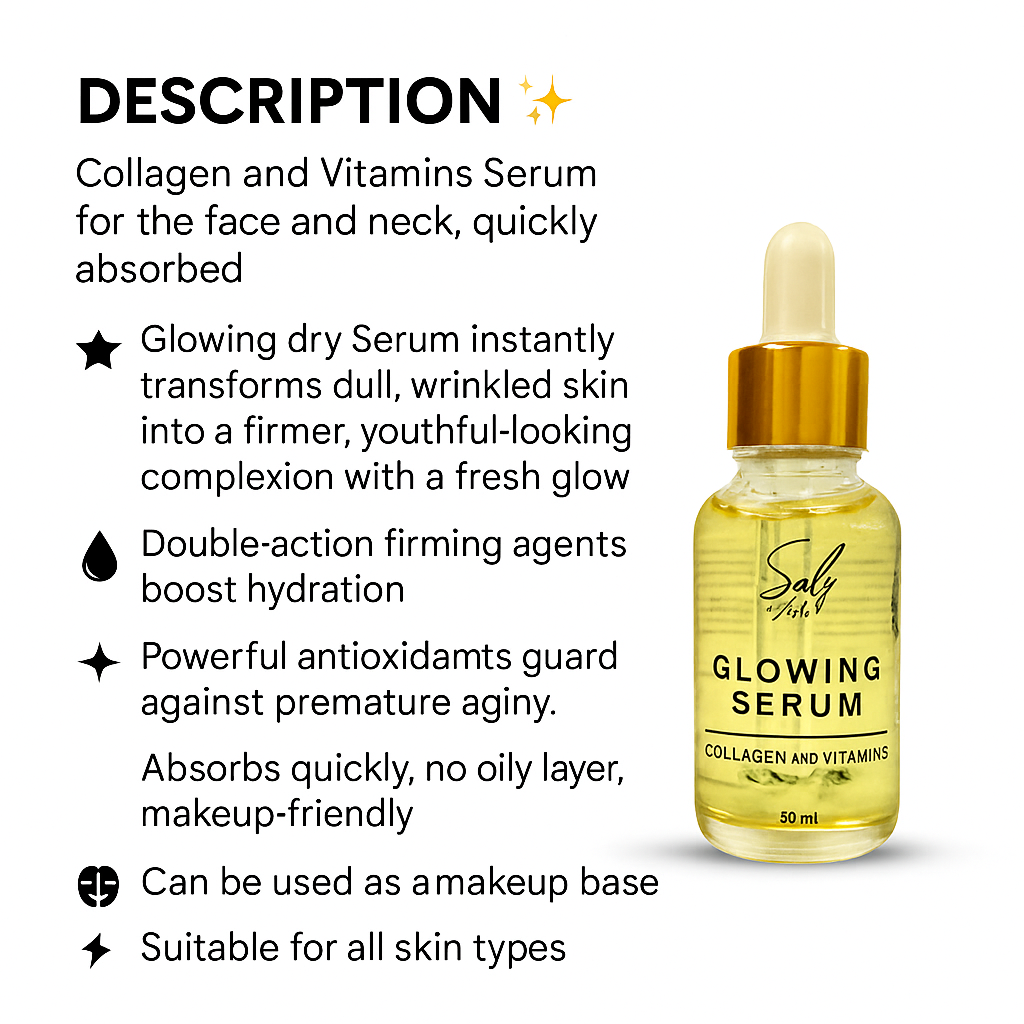 Glowing Serum Collagen and Vitamins