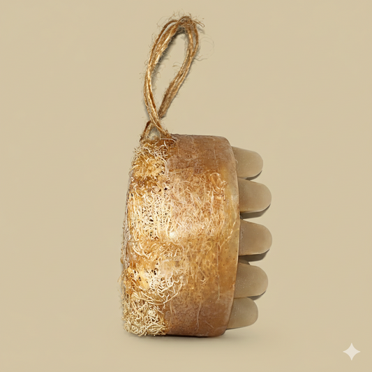 Honey Glow Exfoliating Soap with Natural Loofah