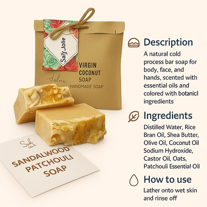 Sandalwood & Patchouli Soap Bar
