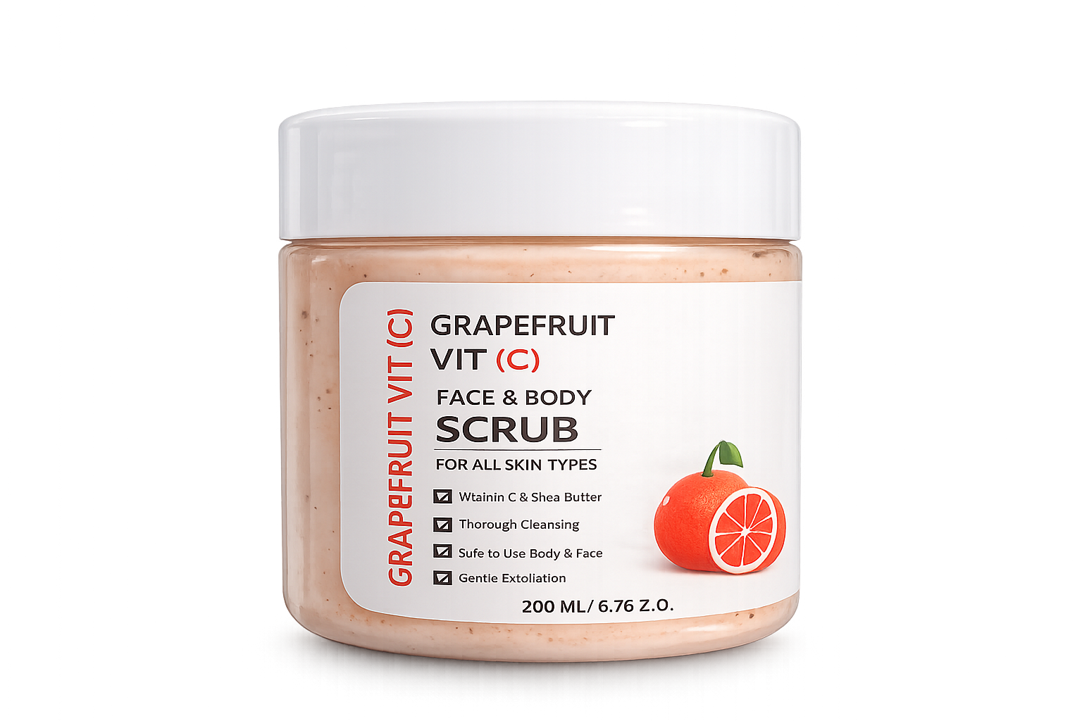 Crystal Grapefruit scrub, 200ml