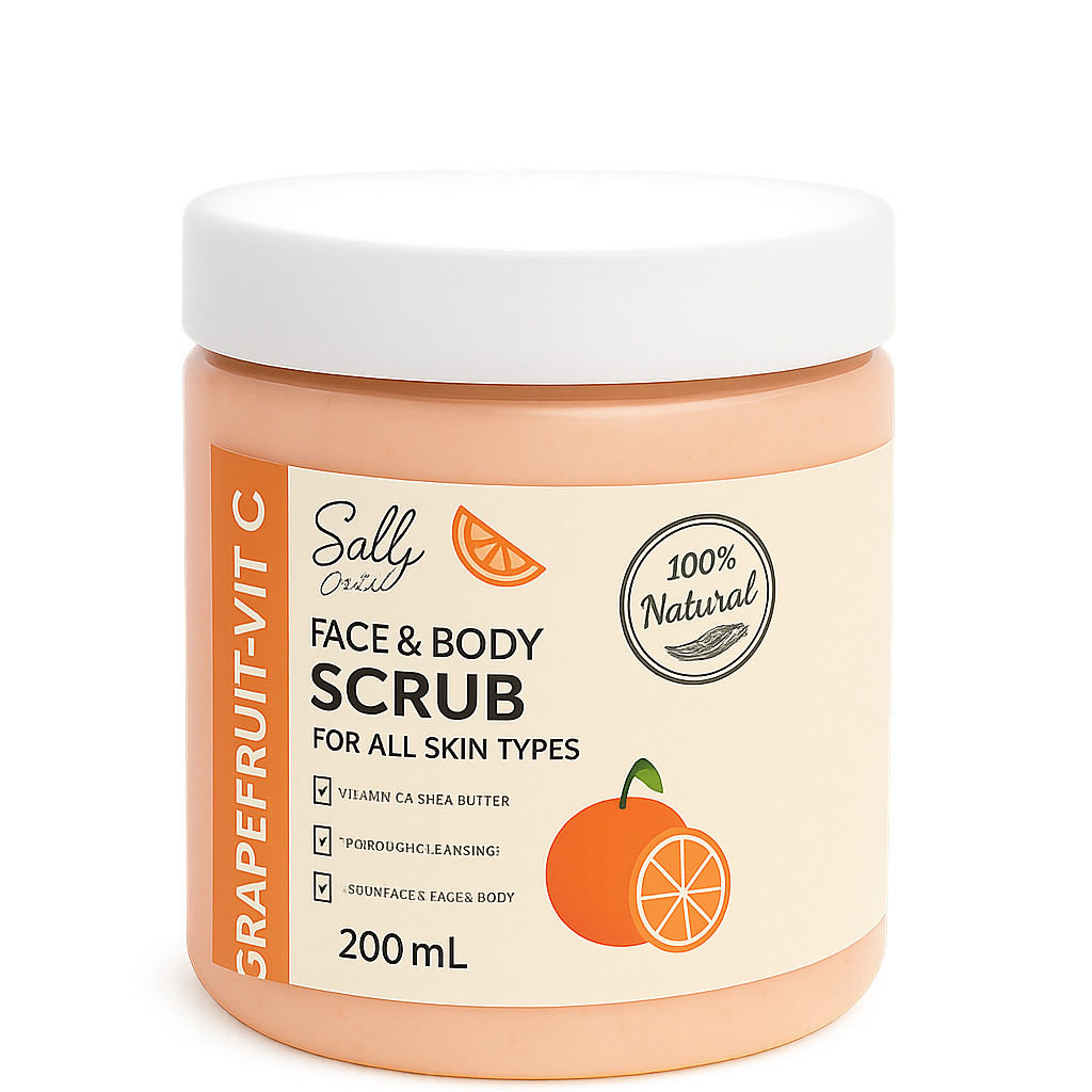 Crystal Grapefruit scrub, 200ml