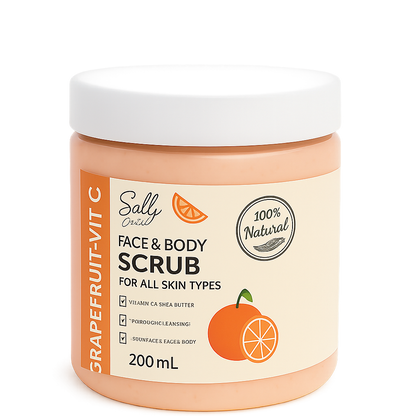 Crystal Grapefruit scrub, 200ml