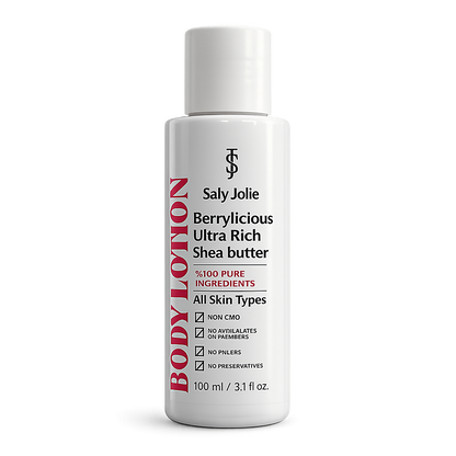 Berrylicious Ultra Rich Body Lotion with Shea Butter, 100ml
