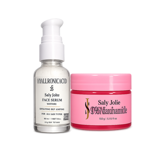 Complete Hydration Routine - Hyaluronic Acid Serum & Niacinamide Cream Bundle