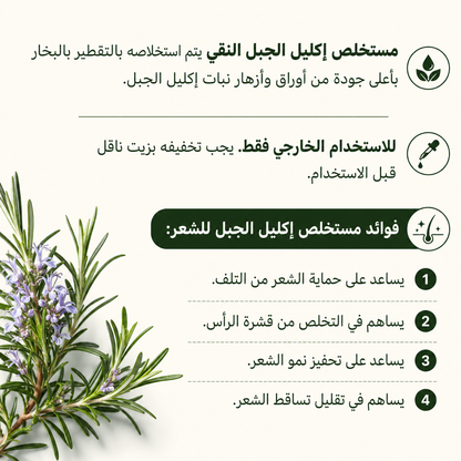 Pure Rosemary  Extract for hair roots 30 ml/ Non serum effect