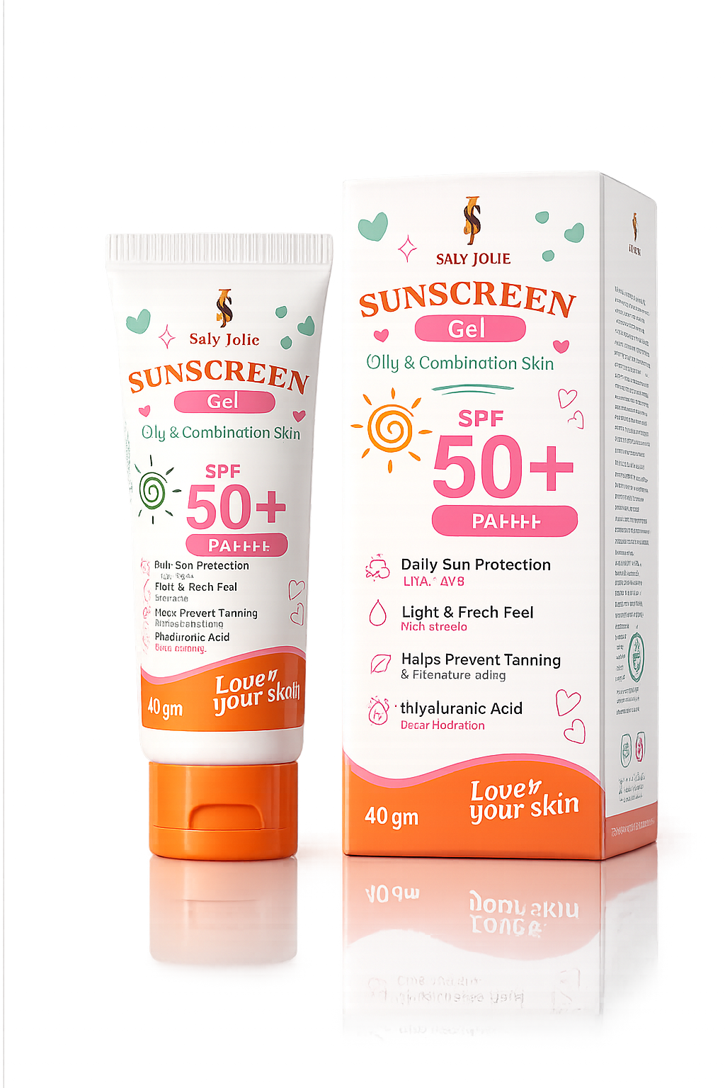 oily to componation skin Sunscreen Gel 50SPF, 100ml