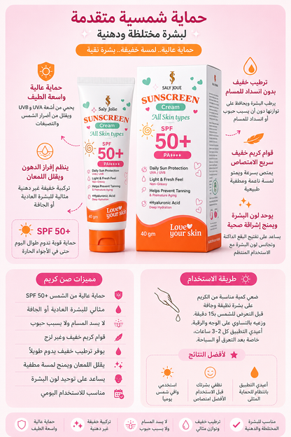 FACE sunscreen SET for all family 50 SPF