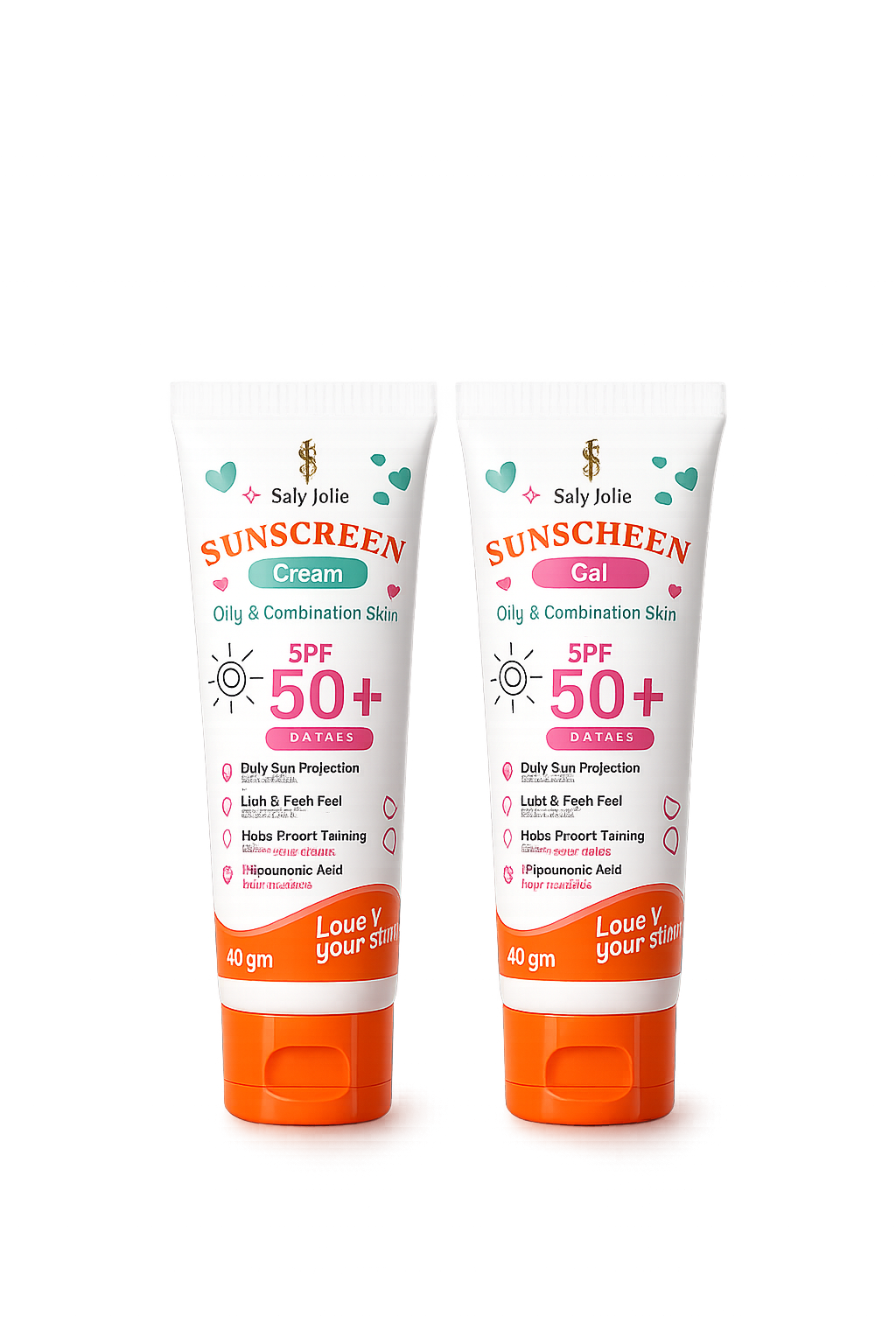 FACE sunscreen SET for all family 50 SPF