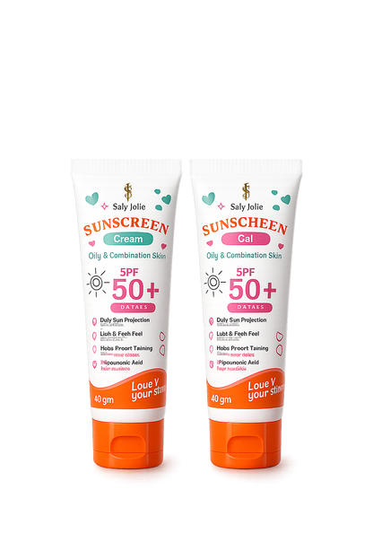 FACE sunscreen SET for all family 50 SPF