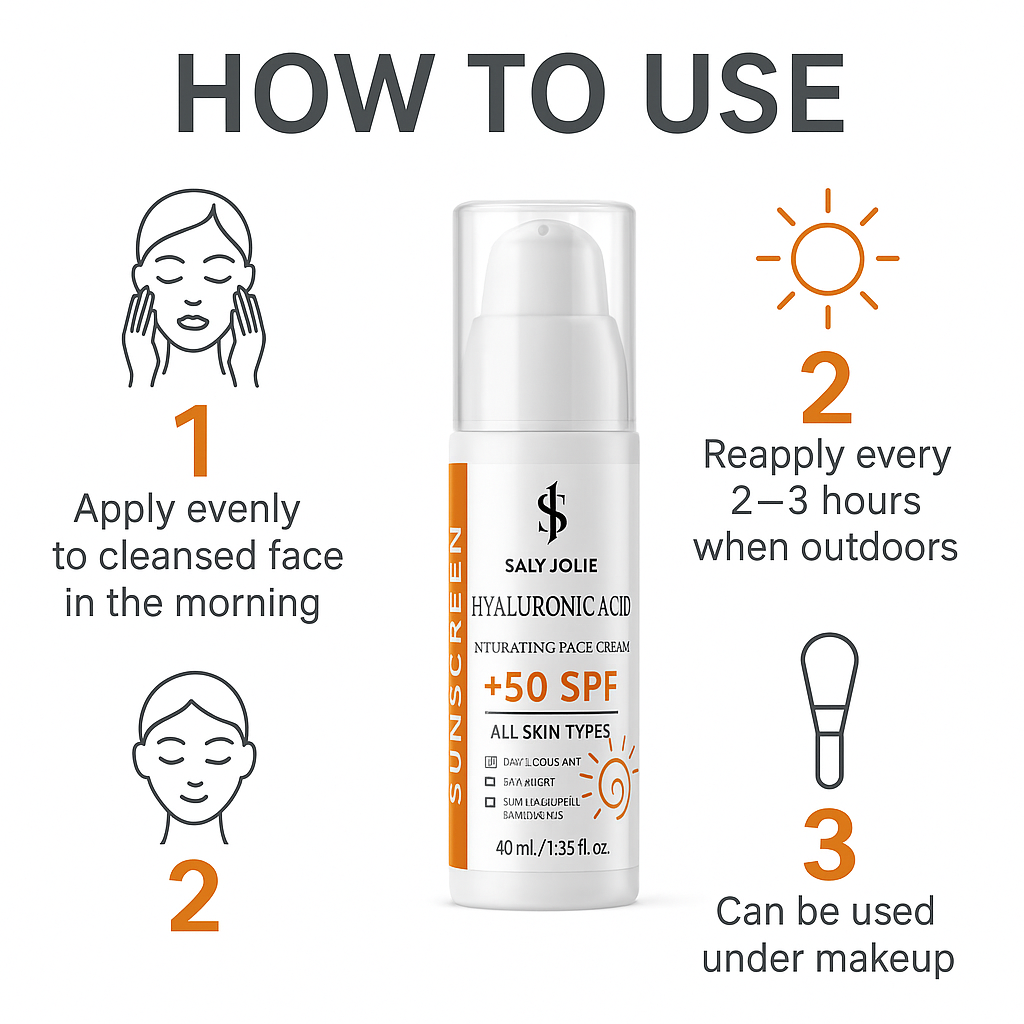 Face sunscreen 50SPF, 40ml