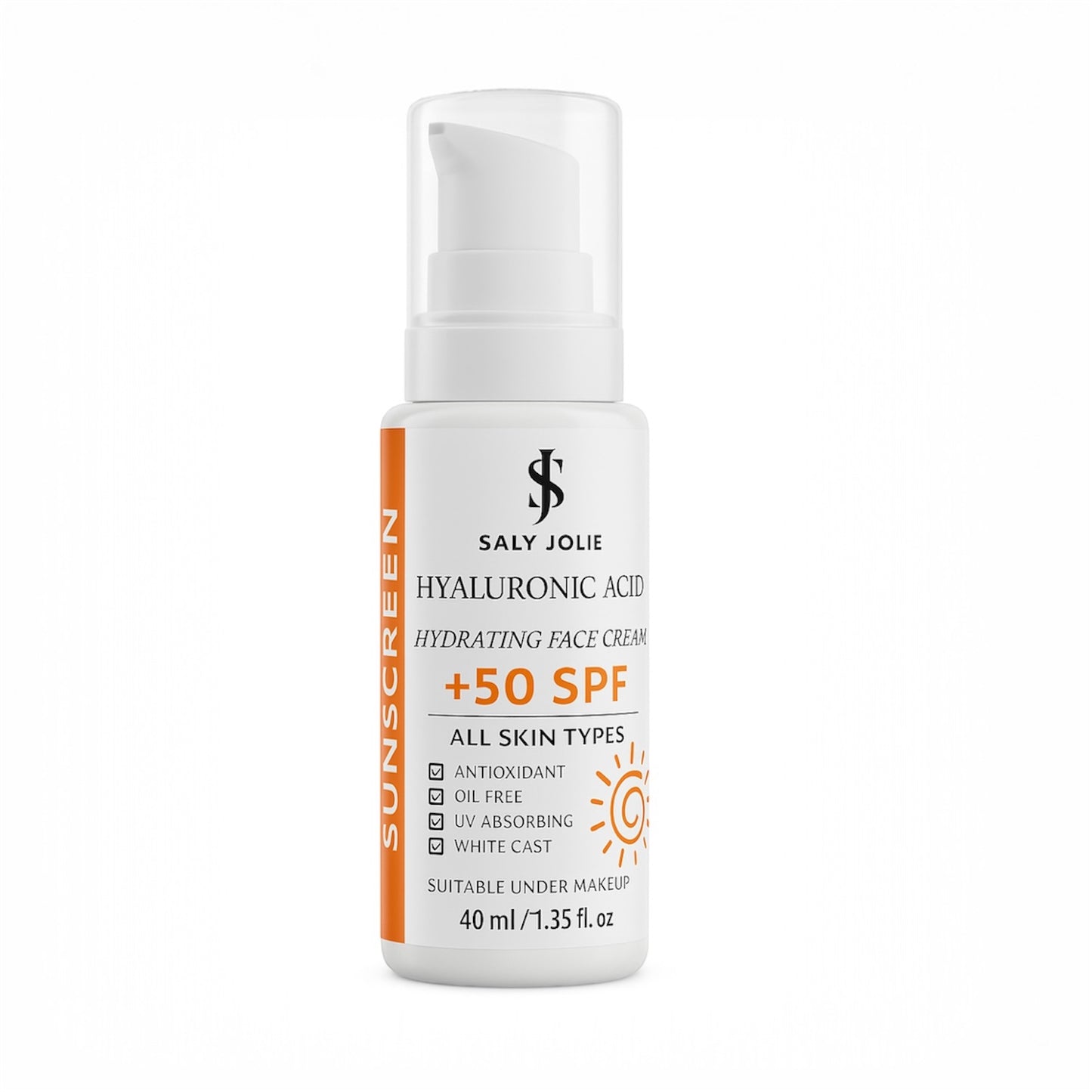 Face sunscreen 50SPF, 40ml