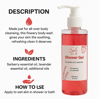 Natural Shower Gel with oils