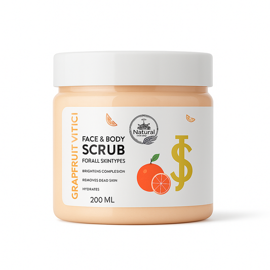 Crystal Grapefruit scrub, 200ml