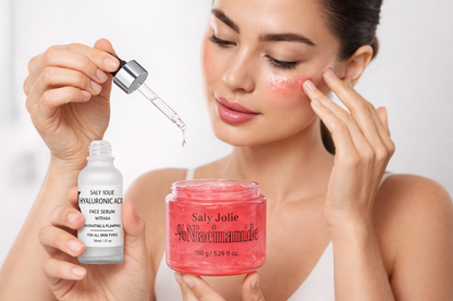 Complete Hydration Routine - Hyaluronic Acid Serum & Niacinamide Cream Bundle