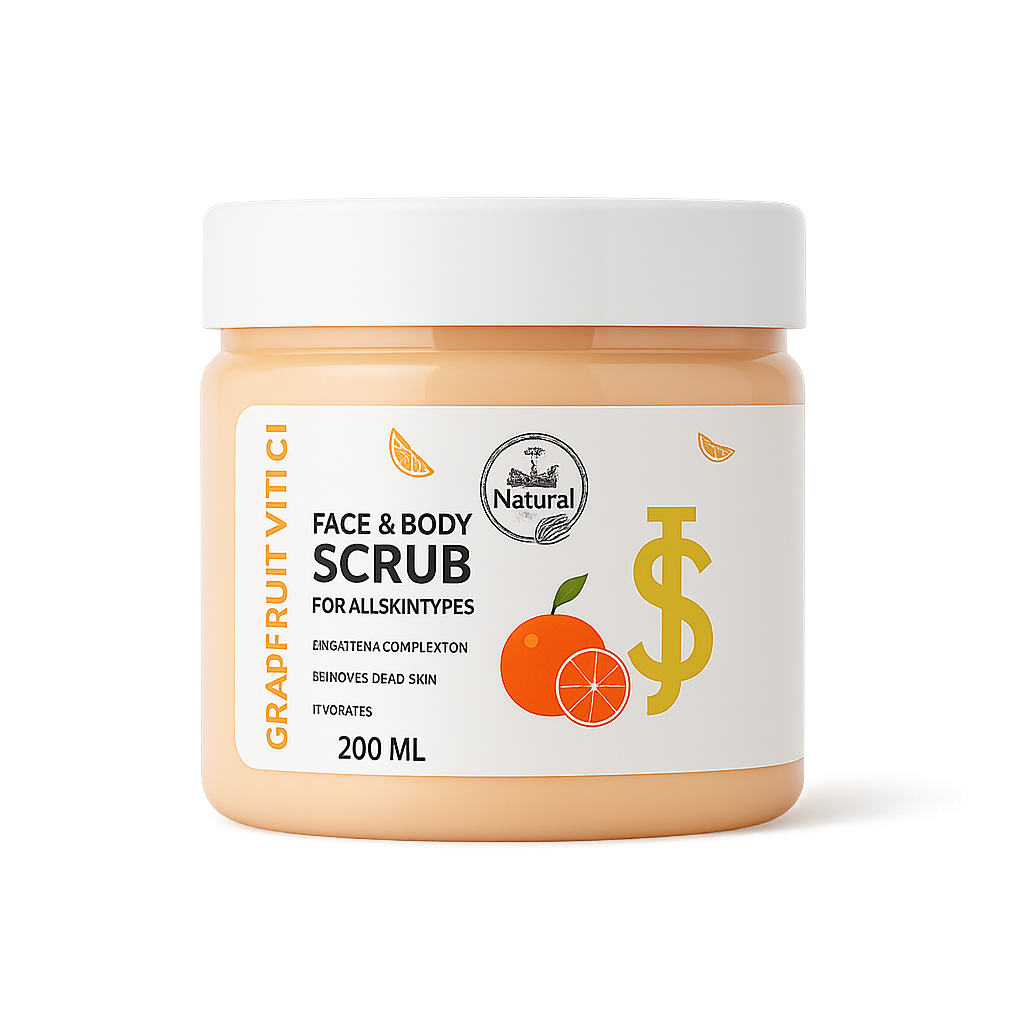 Crystal Grapefruit scrub, 200ml