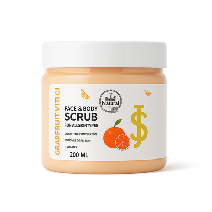 Crystal Grapefruit scrub, 200ml