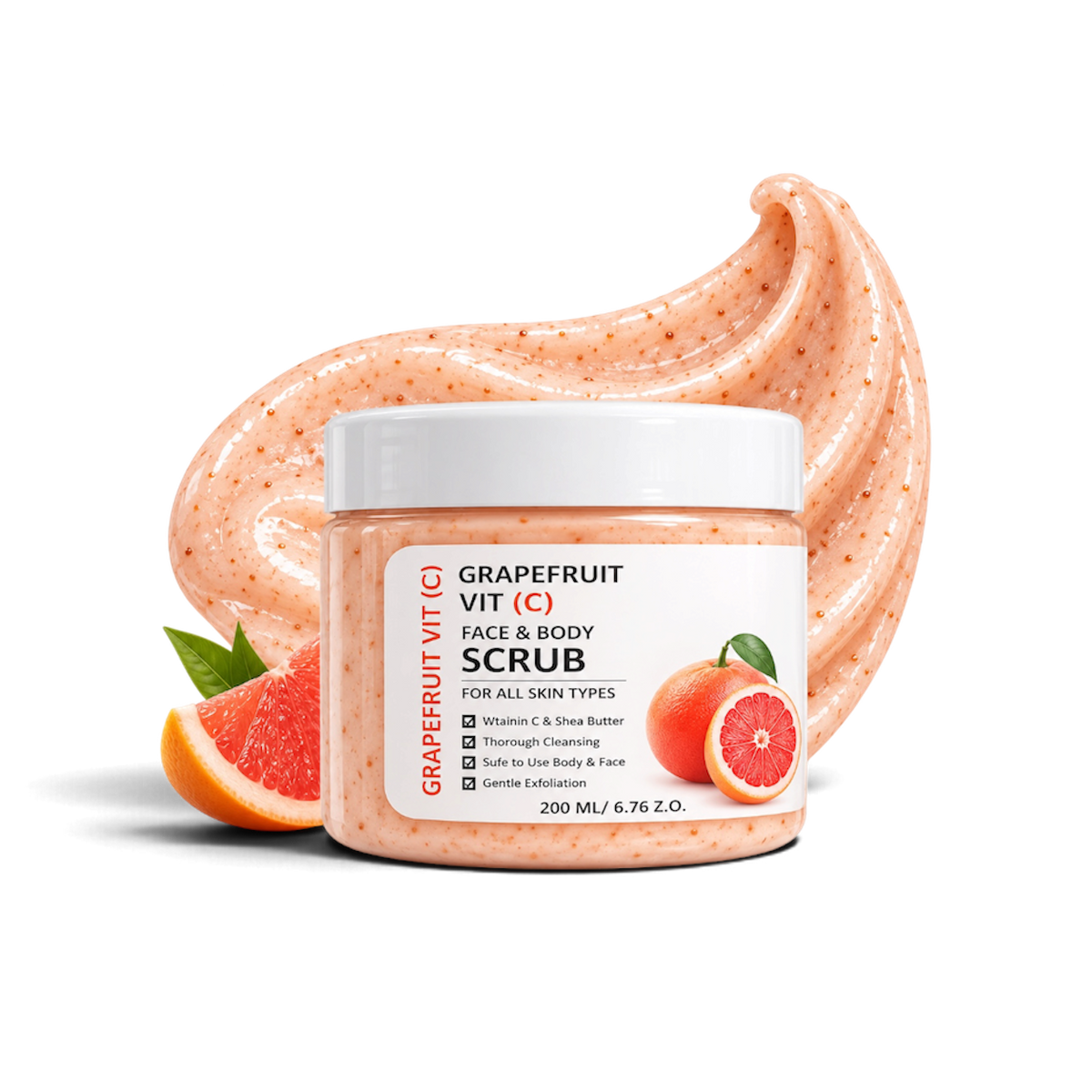 Crystal Grapefruit scrub, 200ml