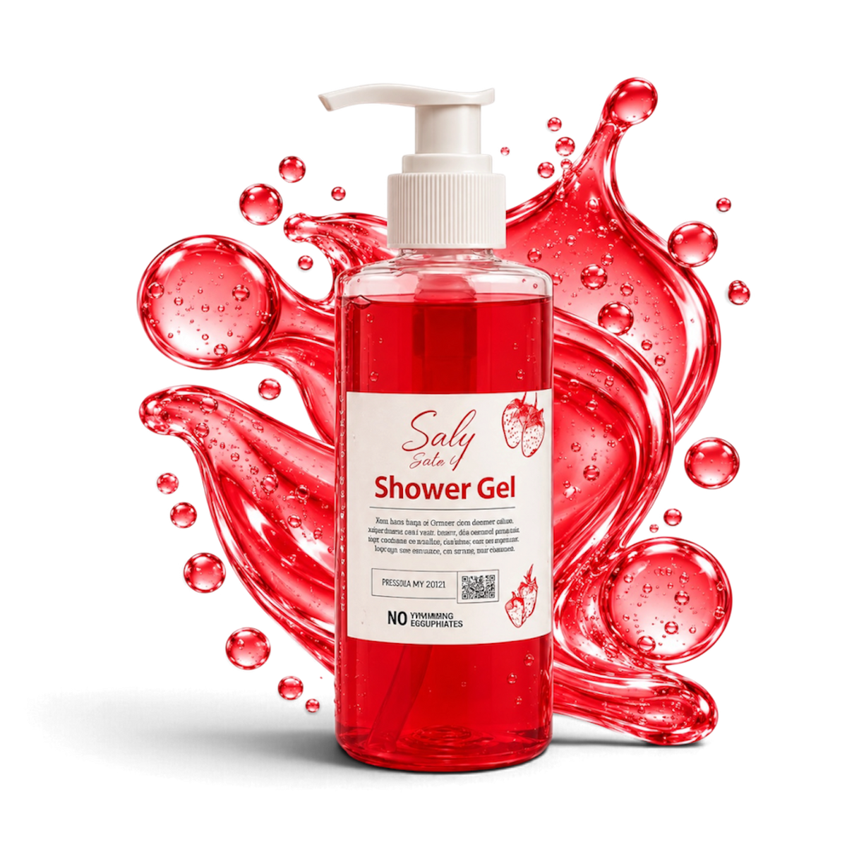 Natural Shower Gel with oils 200ml