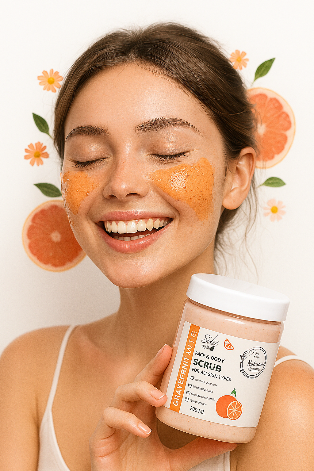 Crystal Grapefruit scrub, 200ml