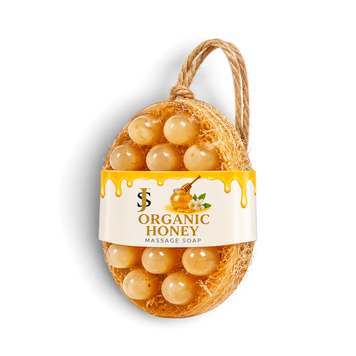 Honey Glow Exfoliating Soap with Natural Loofah