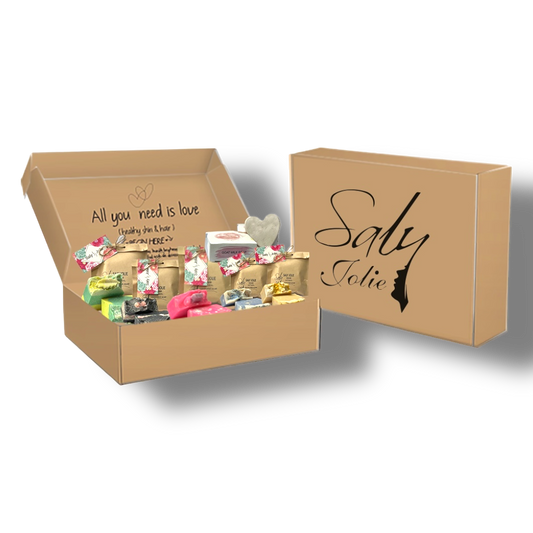 The Box of six organic soaps