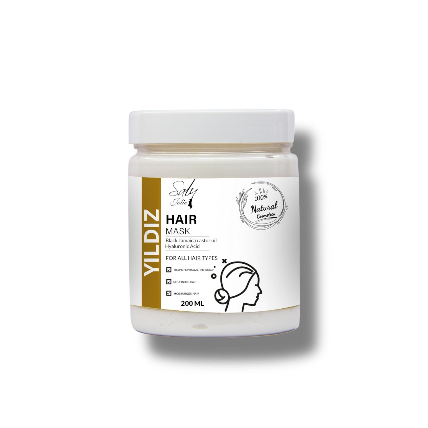 Yildiz Hair Mask Jamaican castor oil