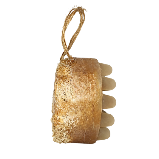 Honey Glow Exfoliating Soap with Natural Loofah