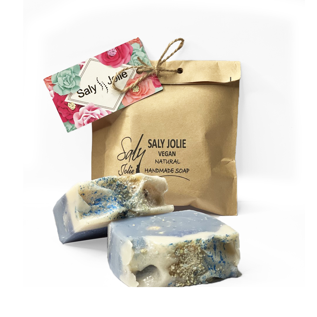 The Box of six organic soaps provided is a natural soap for the face, body and body hair